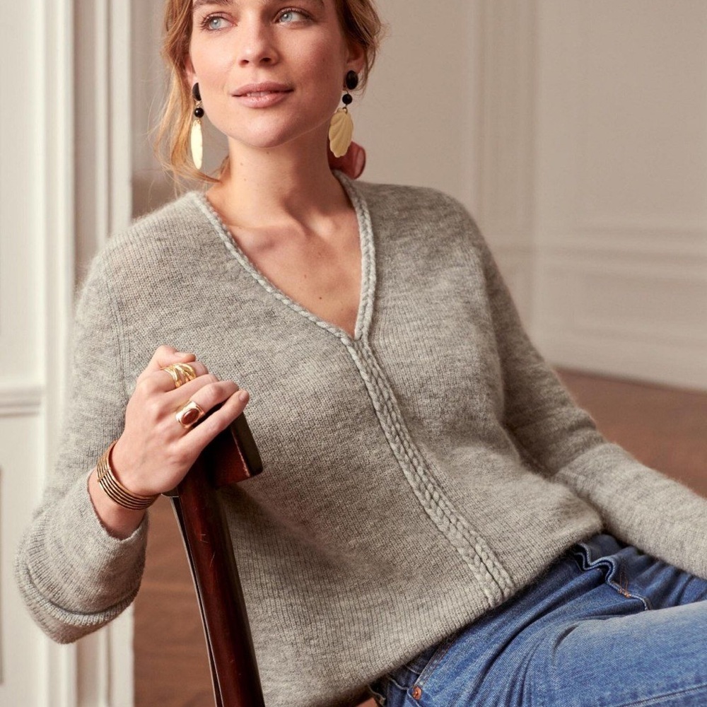 Sezane/ Pull Sienna Heather Gray/ S size